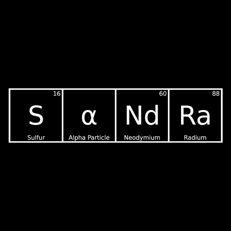 Sandra Name Vorname Chemie Periodensystem Elemente