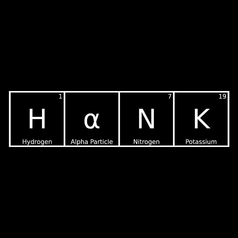 Hank Name First Name Chemistry Periodic Table Elements