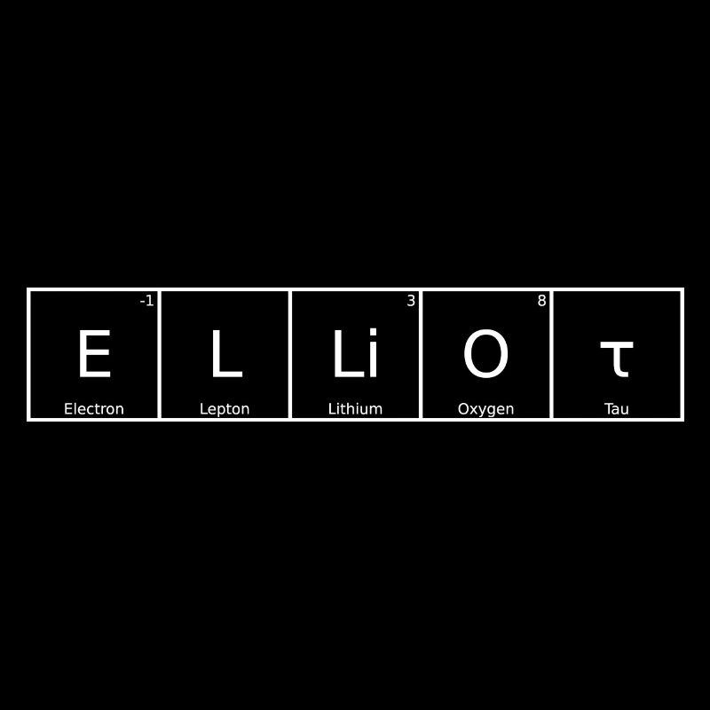 Elliot Nom Prénom Chimie Tableau périodique Éléments