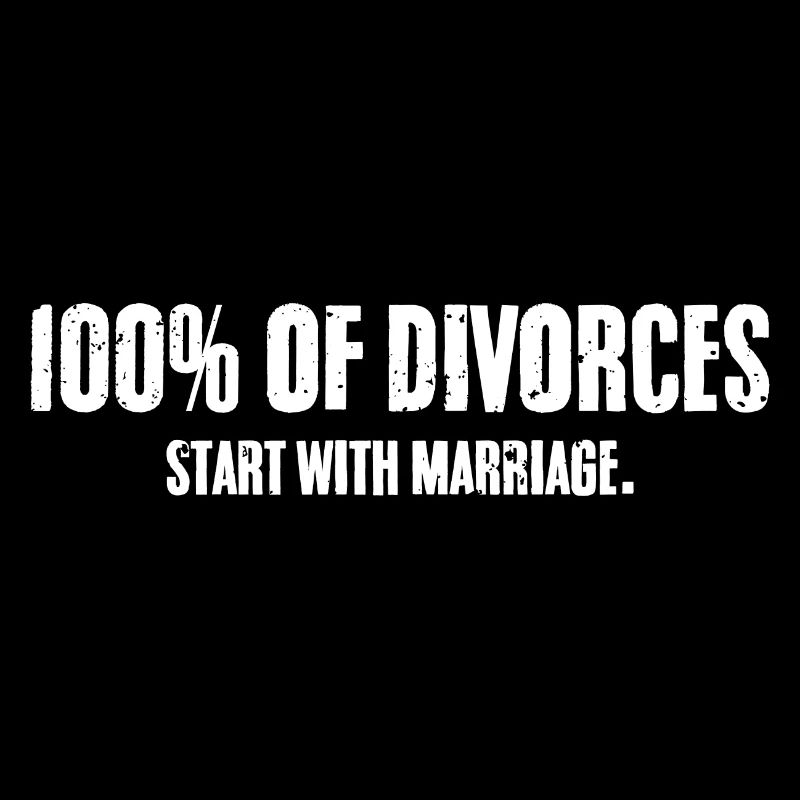 Les divorces commencent par un mariage drôle d’un divorcé