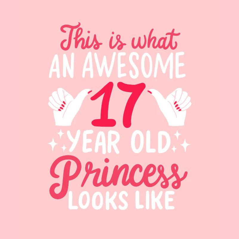 Superbe cadeau de 17 ans de princesse de 17 ans
