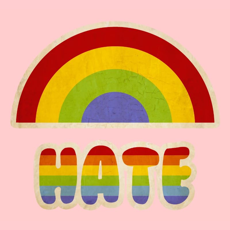 Rainbow hate parody