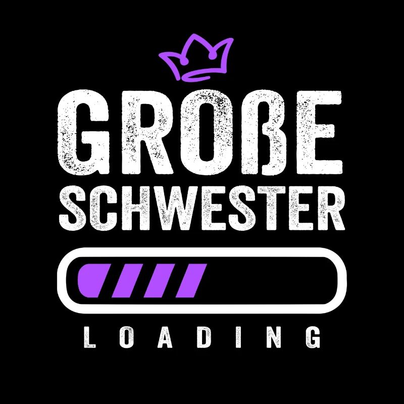 GROßE SCHWESTER LOADING LADEBALKEN KINDER GESCHENK