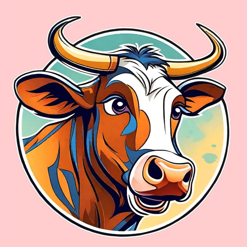 Taureau mignon fou