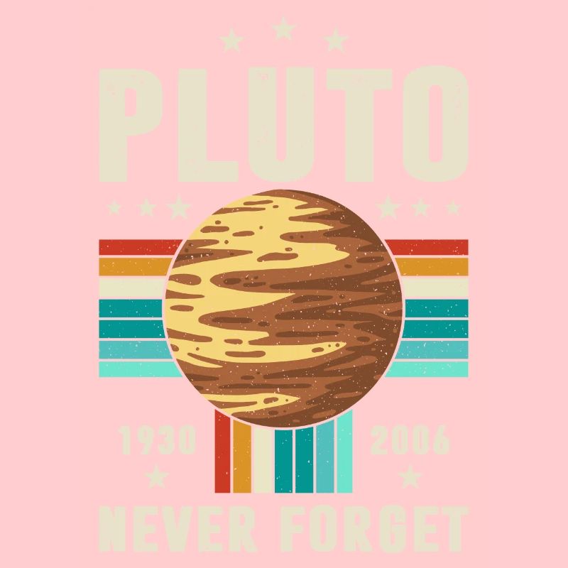 Never Forget Pluto Graphic