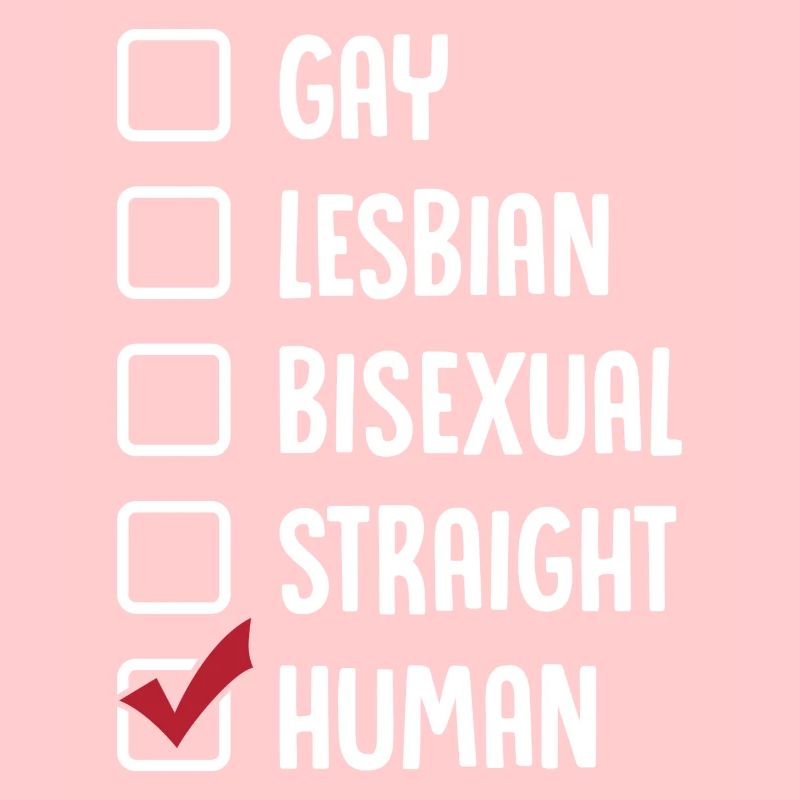 Schwuler lesbischer bisexueller heterosexueller Mensch