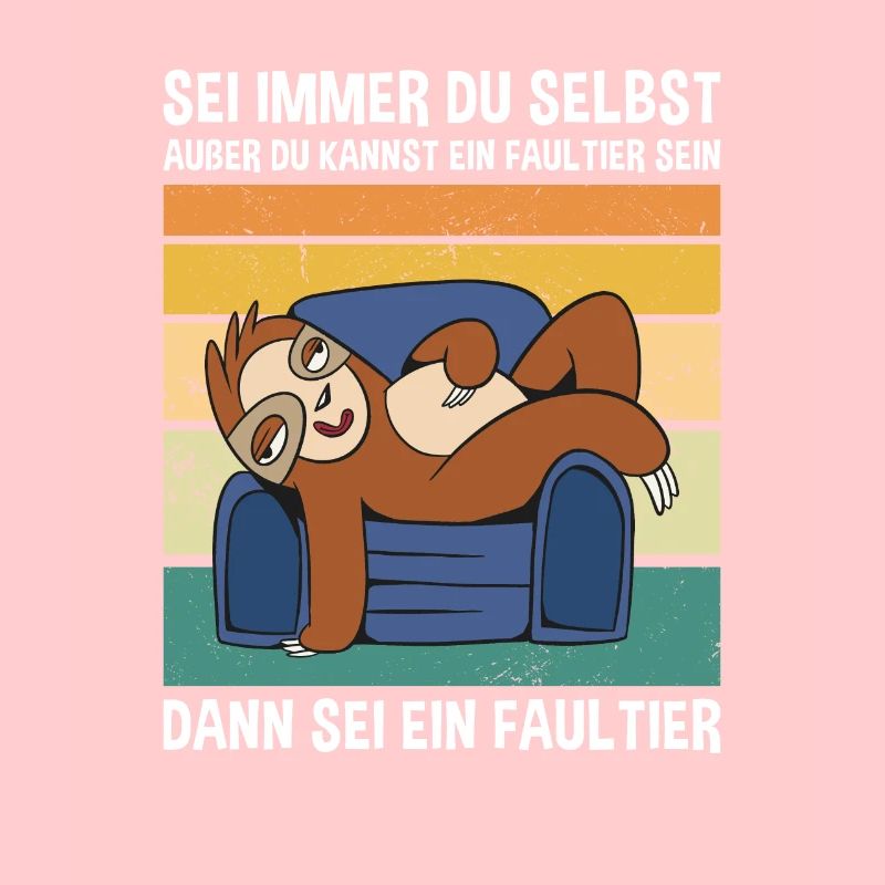 Sein Dann Sei Ein Faultier Süßes Faultier