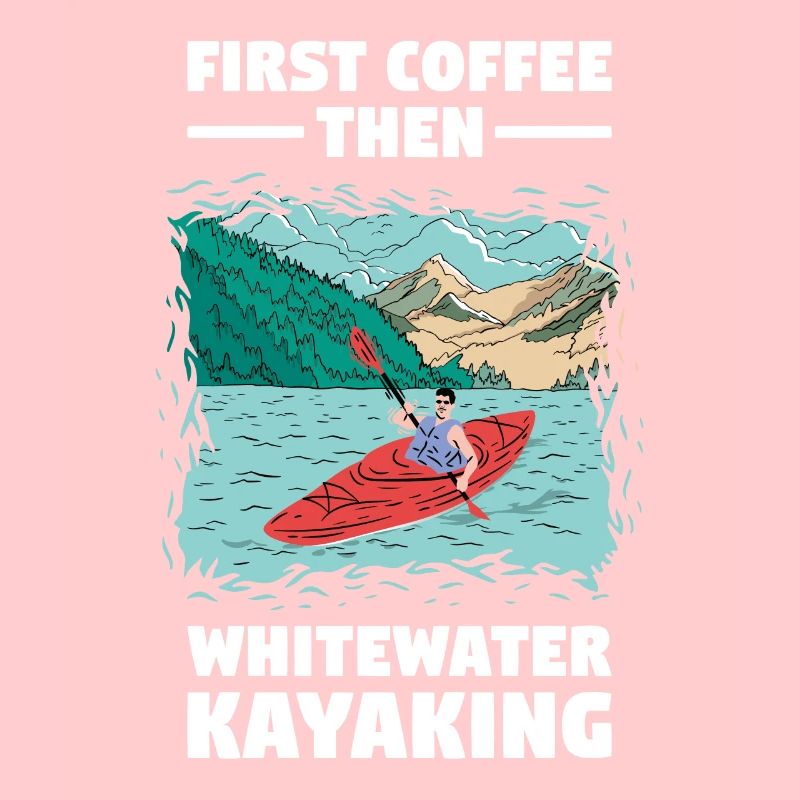 D’abord le café puis le kayak en eau vive