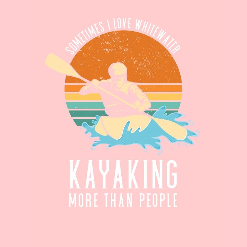 Parfois, Lov Whitewater kayak plus que les gens