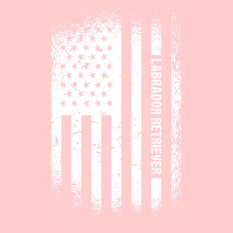Labrador Retriever Us Flag