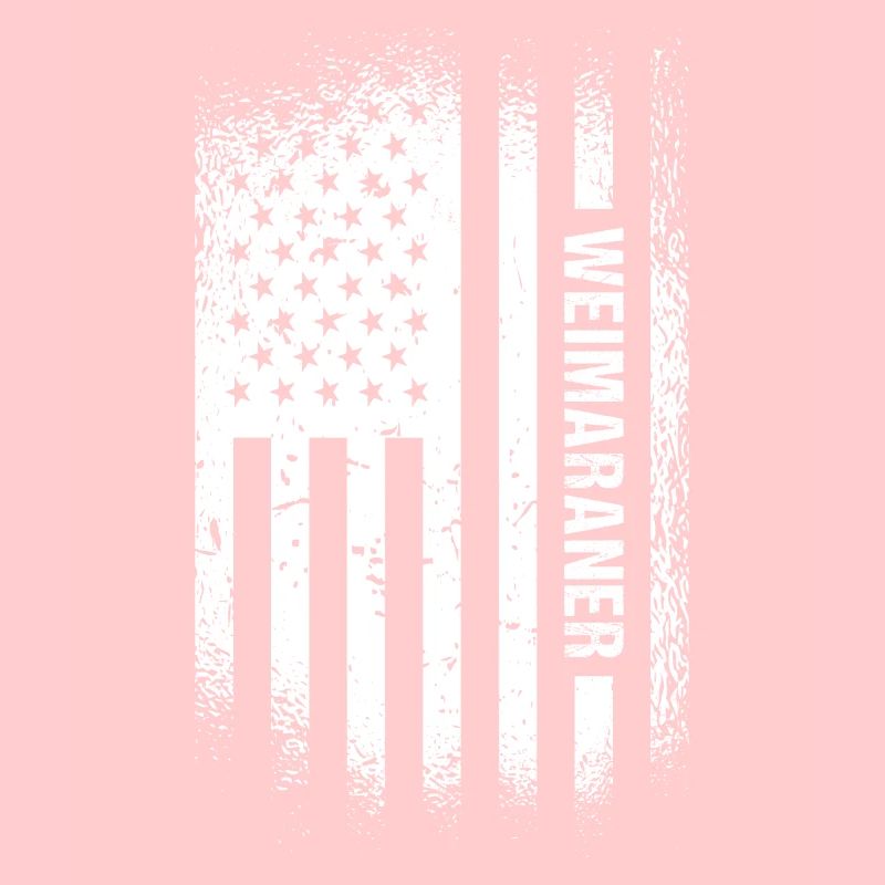 Drapeau américain du braque de Weimar