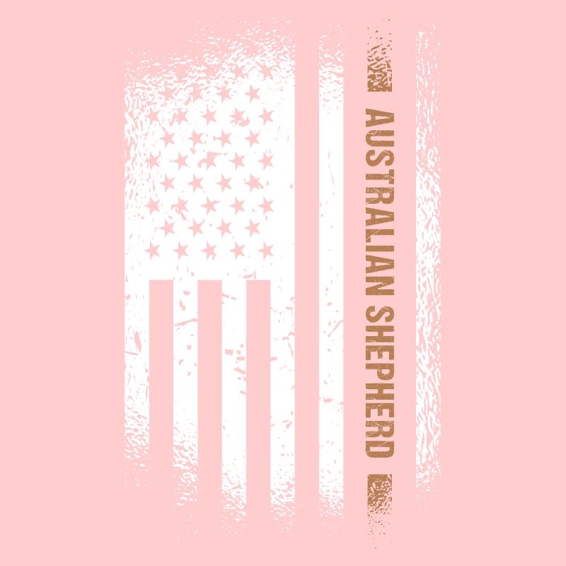 Chien Aussie Us Drapeau