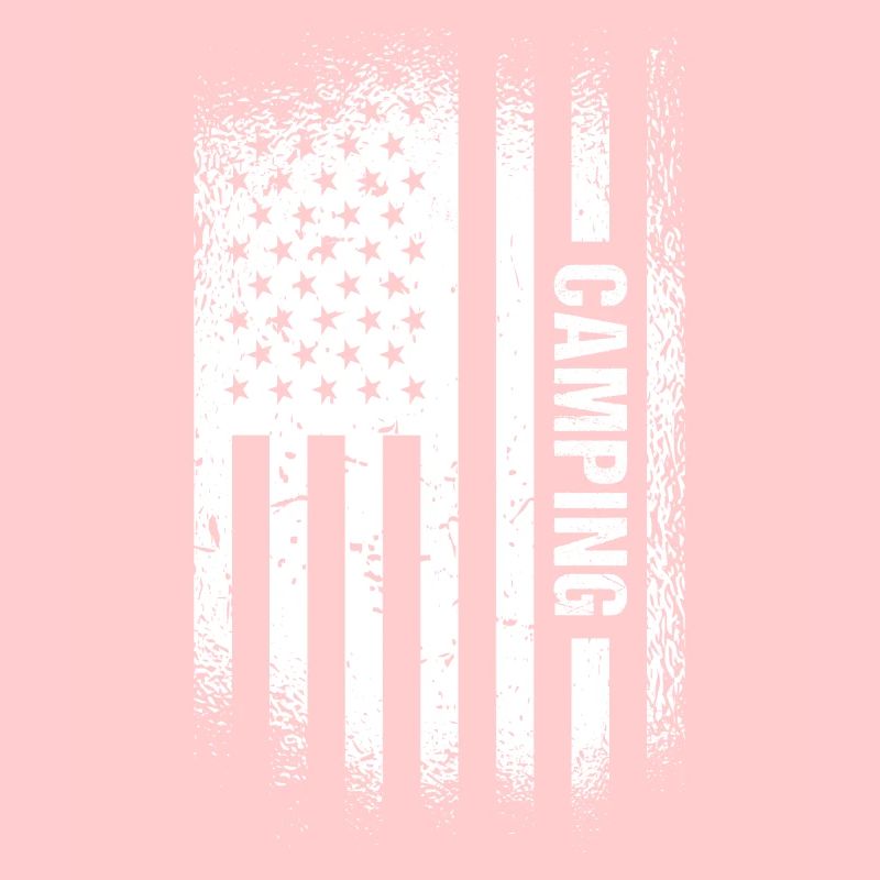 Camper Us Drapeau Camping