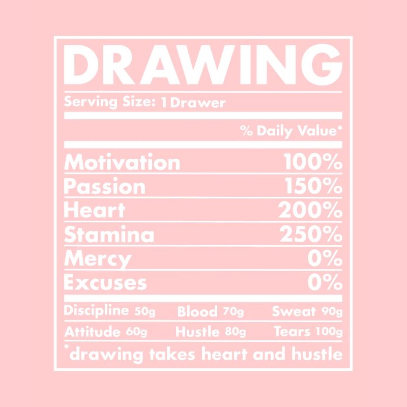 Drawer Nutrition Drawing