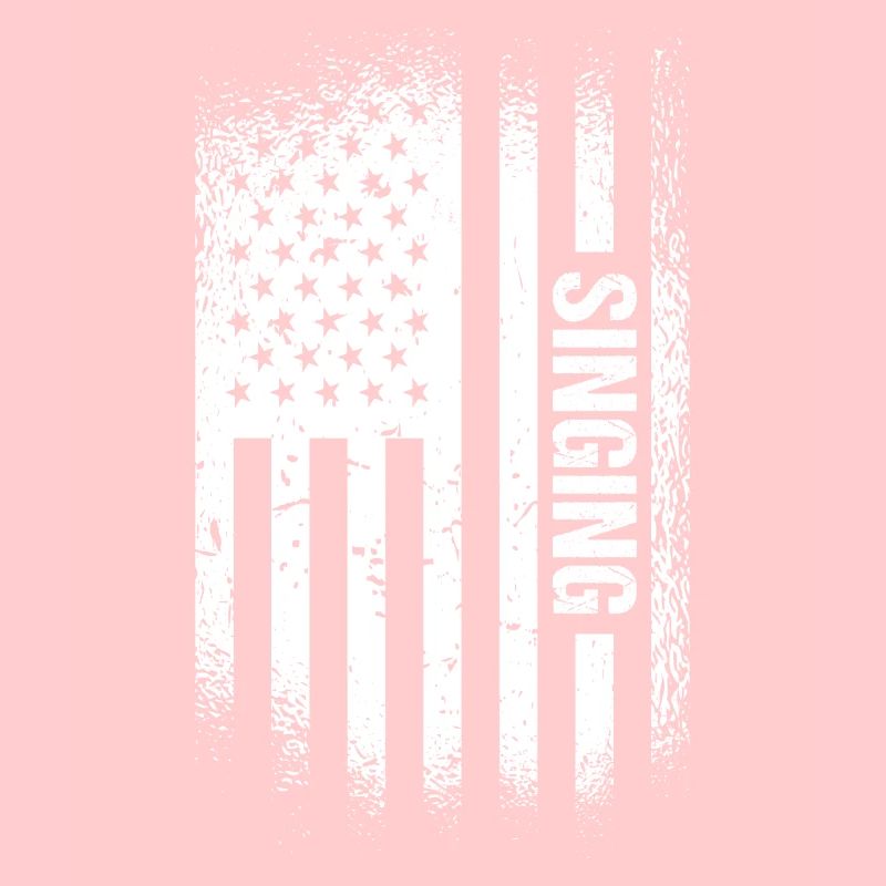 Singer Us Flag Singing