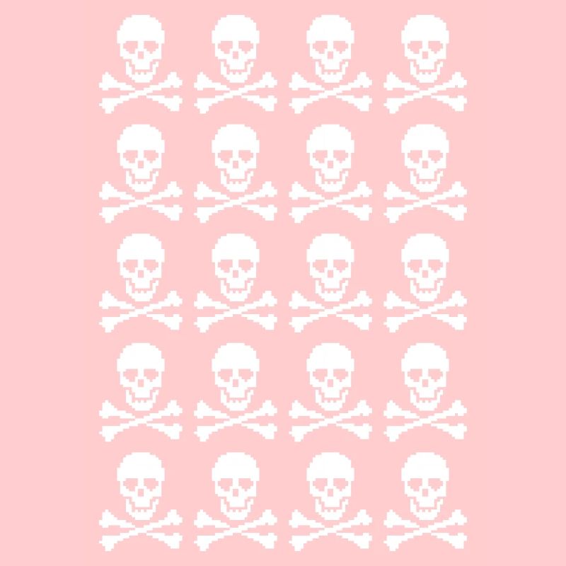 Skull & Crossbones Repeating Pattern