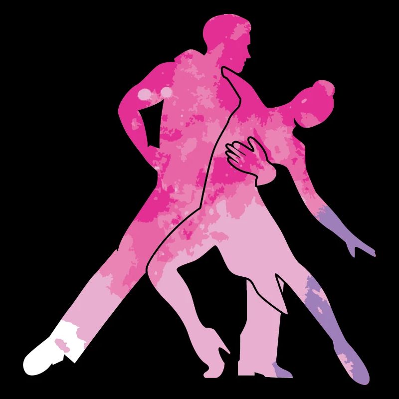 Salsa Dancing Dancing Couple Anniversaire Cadeau Rose