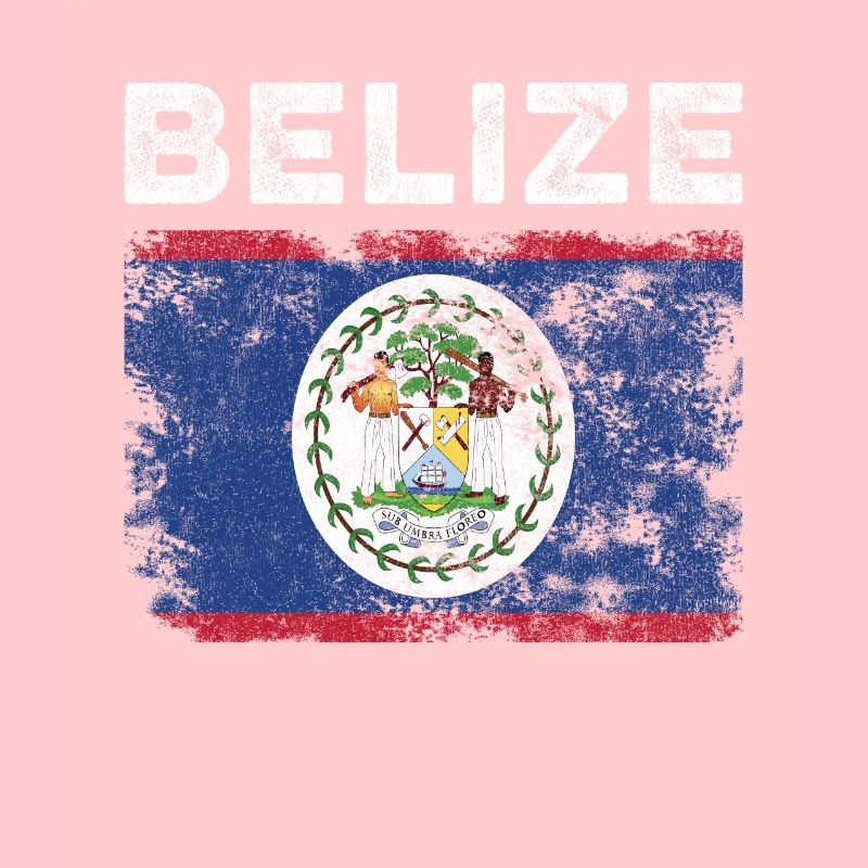 Drapeau du Belize en détresse - Drapeau du Belize