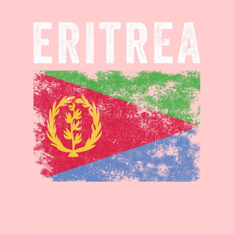 Drapeau érythréen en détresse - Drapeau érythréen