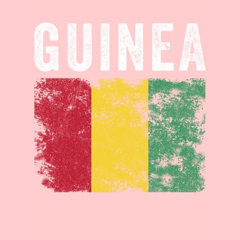 Guinea Flag Distressed - Guinea-Flagge