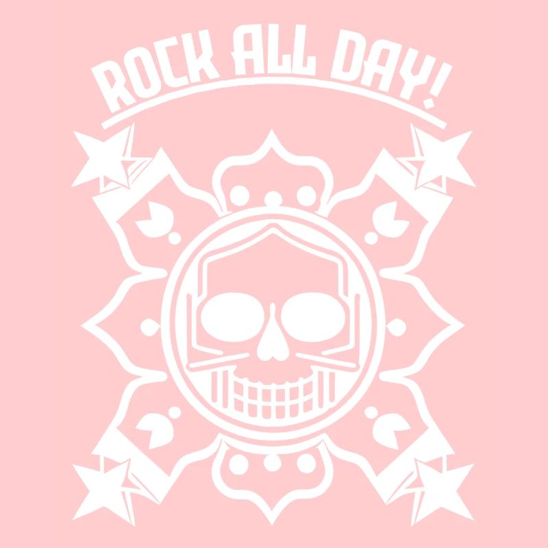 Rock All Day - Skull