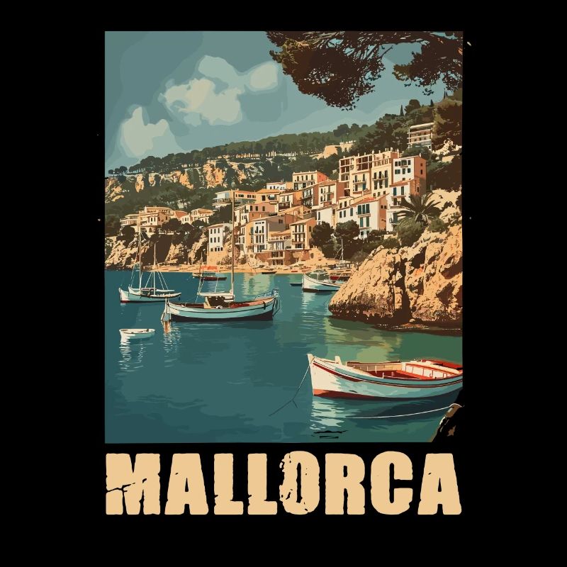Vintage Mallorca Reise Spanien Insel