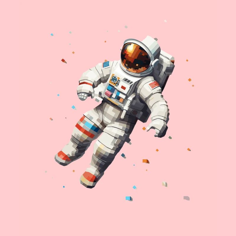 Astronaut Digital Art Space Explorer