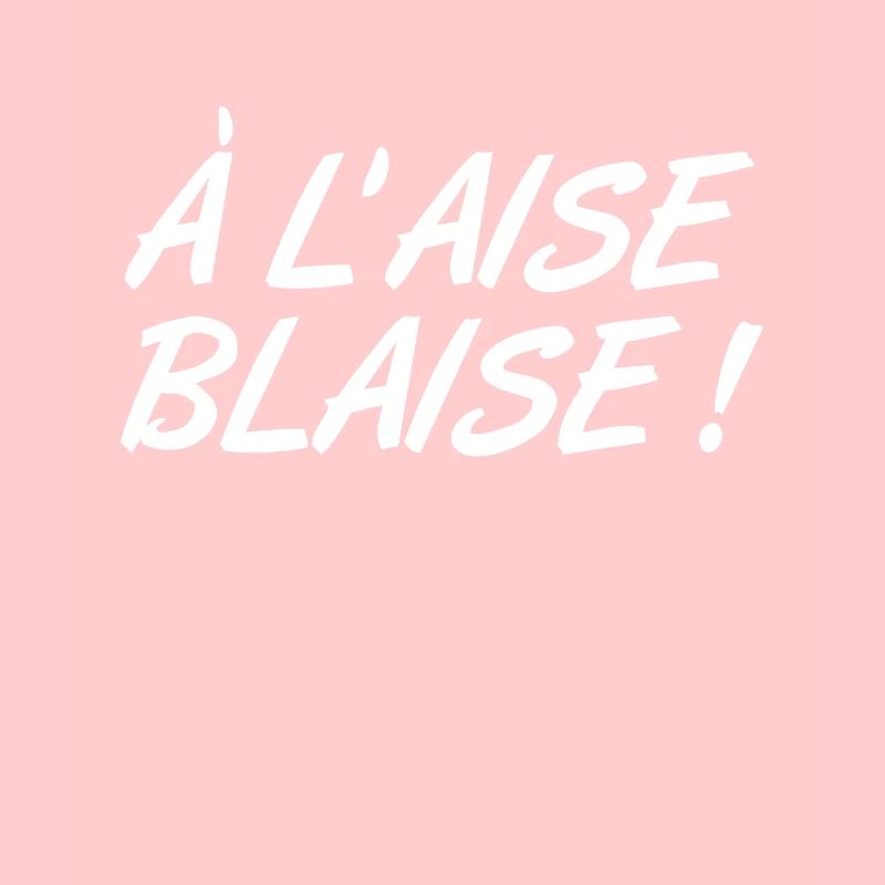 Comodo Blaise! Espressione umoristica