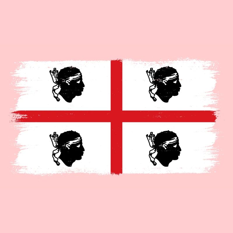 Drapeau de la Sardaigne Drapeau sarde Drapeau de la Sardaigne