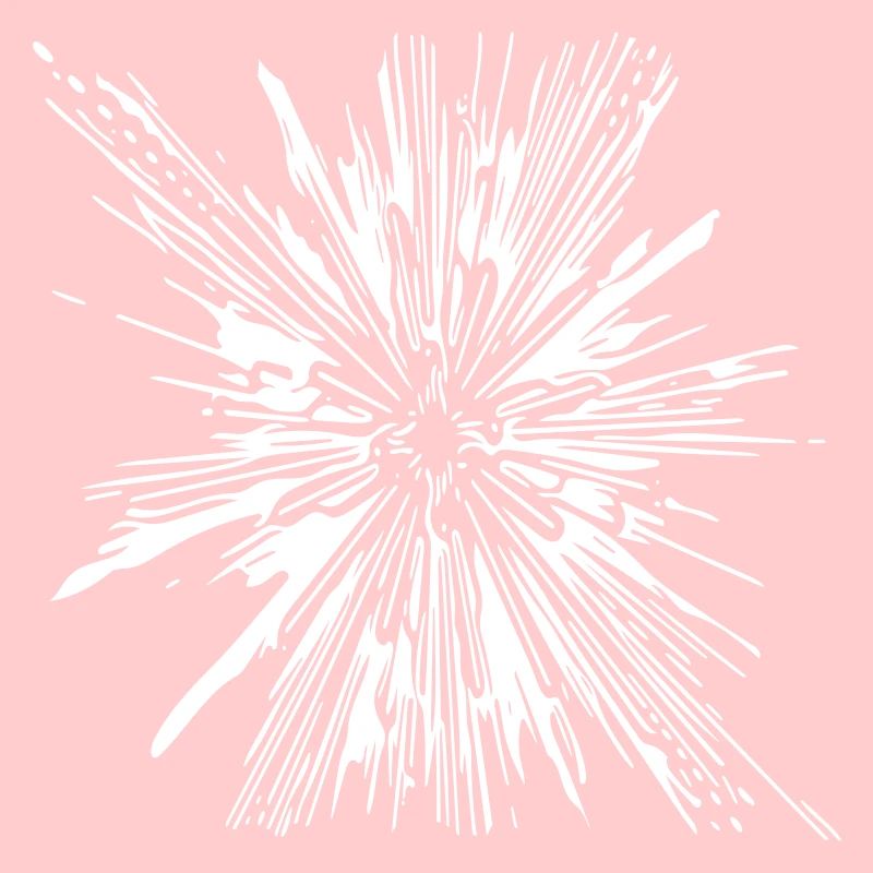 Explosion - Vintage Vector Linien