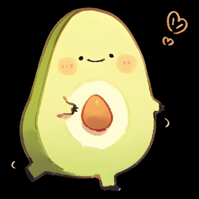 Umarmende Avocado