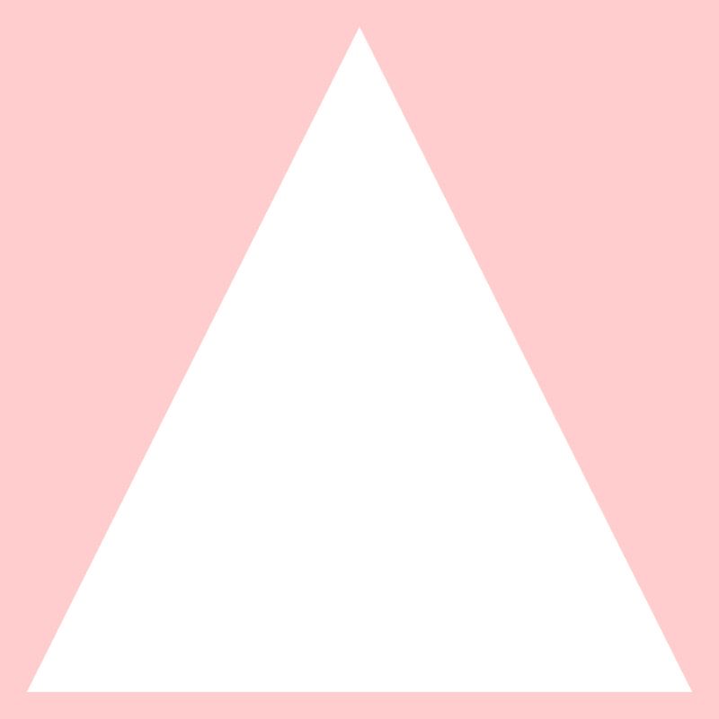 Triangle blanc