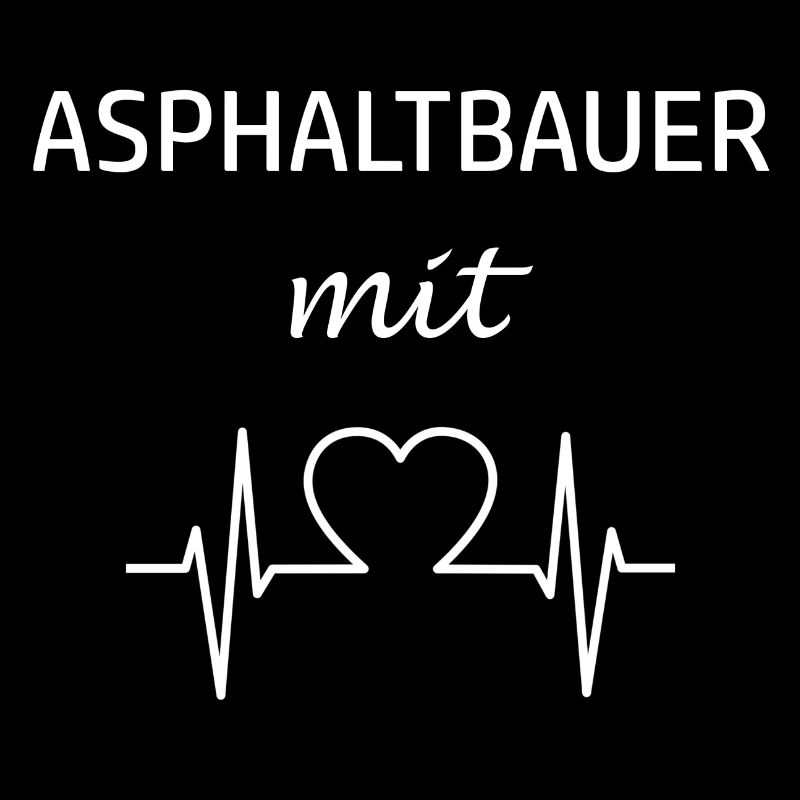 Asphaltbauer Mit Herz