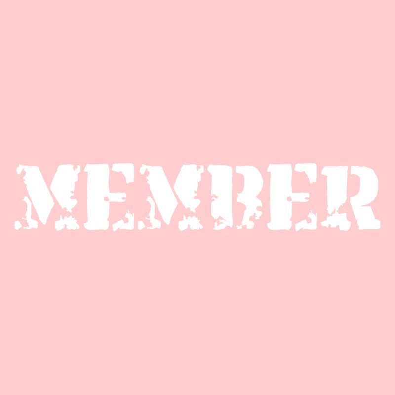 Member retro Vector Design