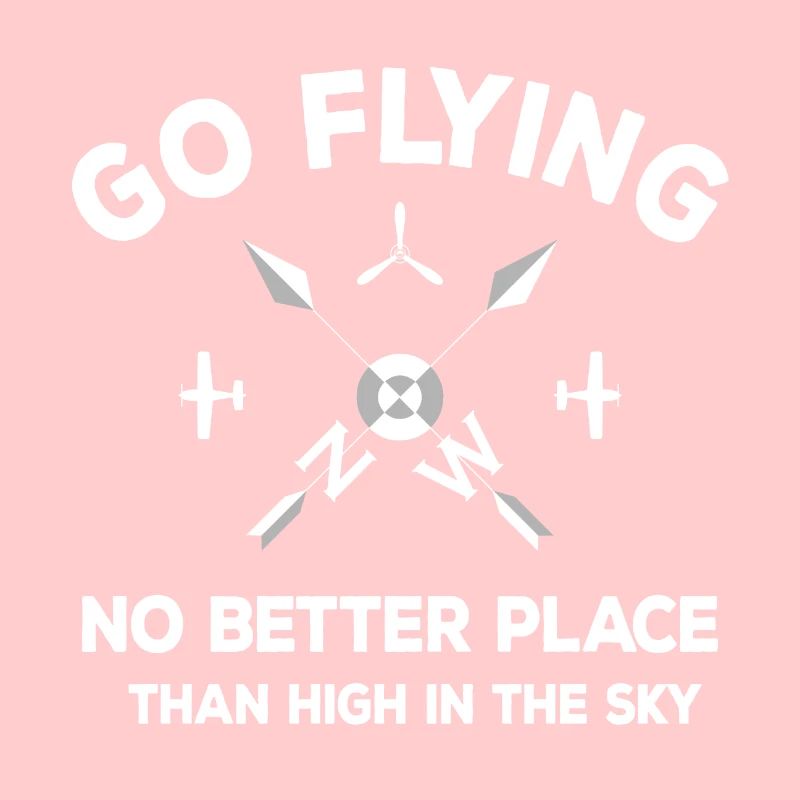 Geh fliegen im Himmel - Geschenk Pilot