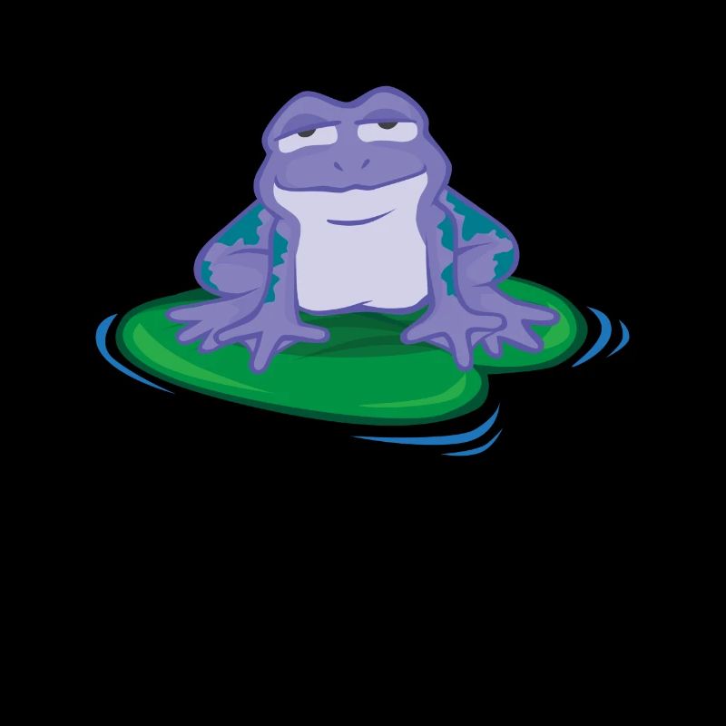 Frosch Süß Niedlich entspannt Funny Geschenk