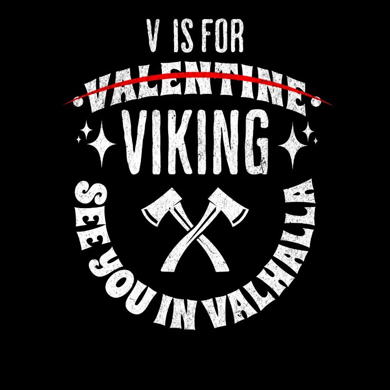 Valentins Tag Wikinger Nordmann Geschenk