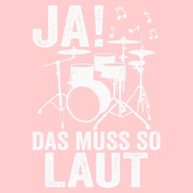 Ja das muss so laut Schlagzeug Drummer