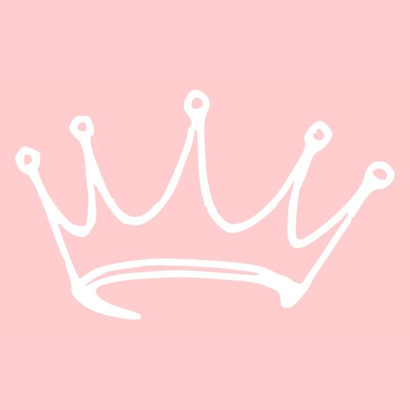Drawn crown vector gift design