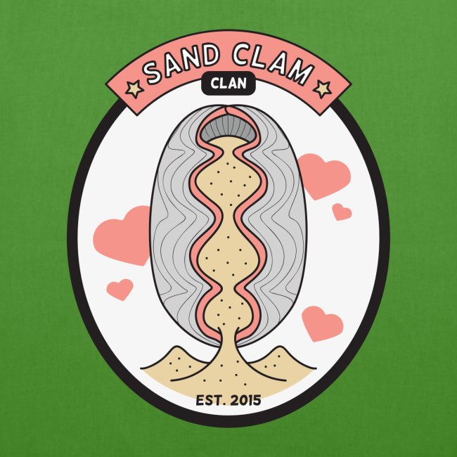 Sand Clam Clan -logokassi