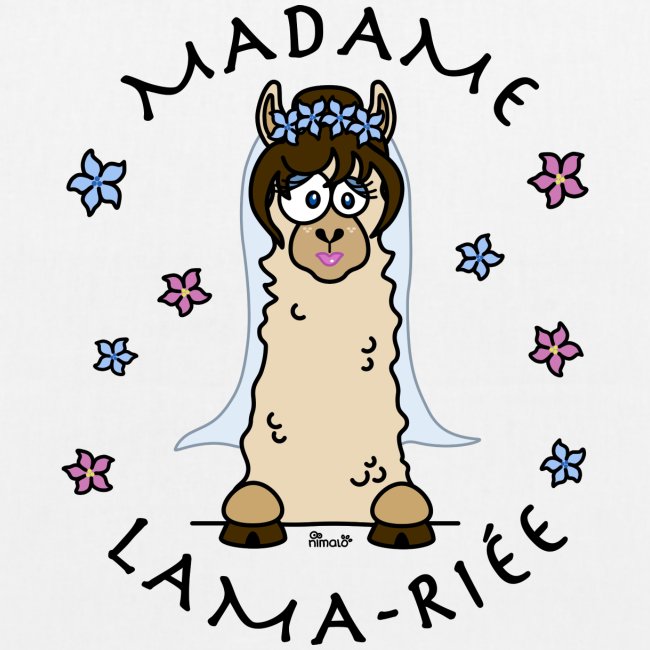 Madame Lama-riée, Lama, Mariage, EVJF, mariée