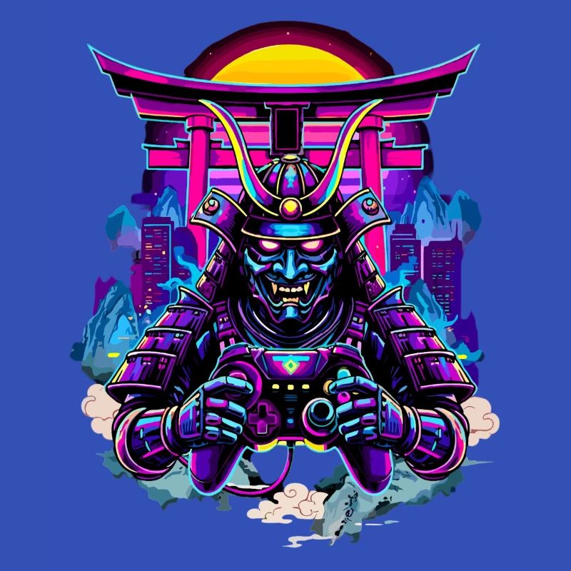 Samurai Maske gaming Controller Sythwave gaming 