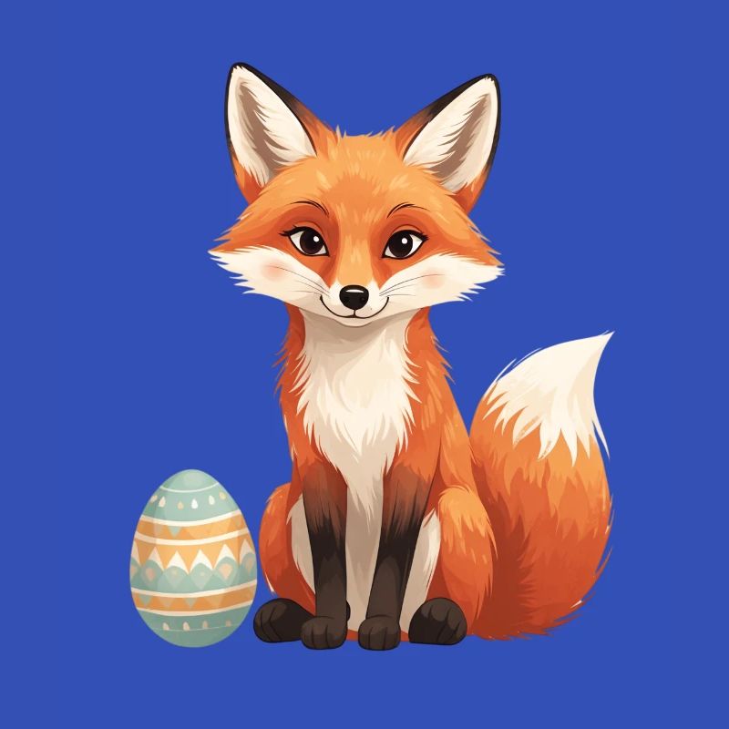 Osterfuchs mit weichem Stil