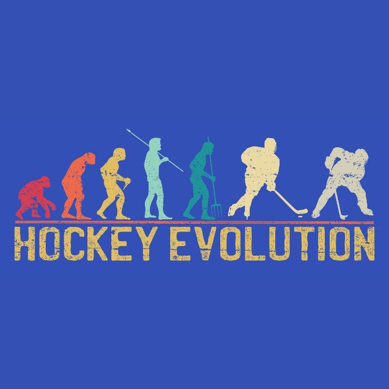 Conception de la silhouette Hockey Evolution