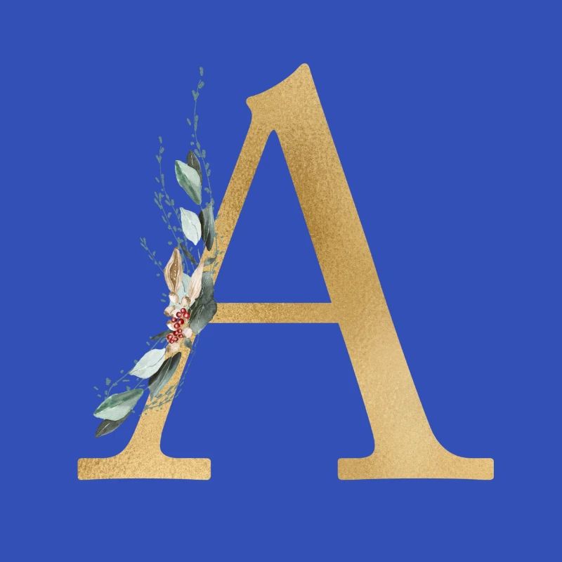 Customizable Monogram A