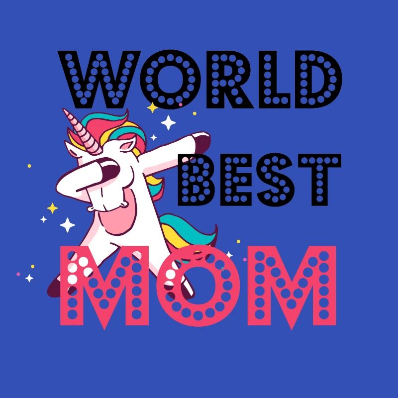 Weltbeste Mama Geschenk Mutter Einhorn dabbing