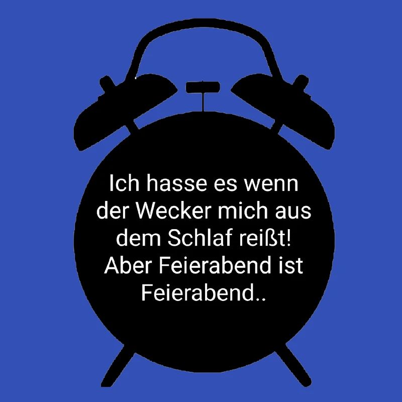 Feierabend - Wecker Design