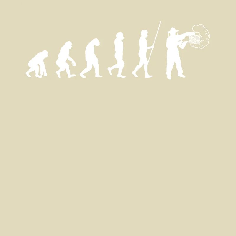 BEEKEEPER EVOLUTION | Retro beekeeper beekeeping beekeeping