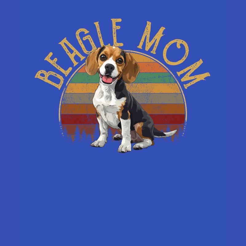beagle mom beagle