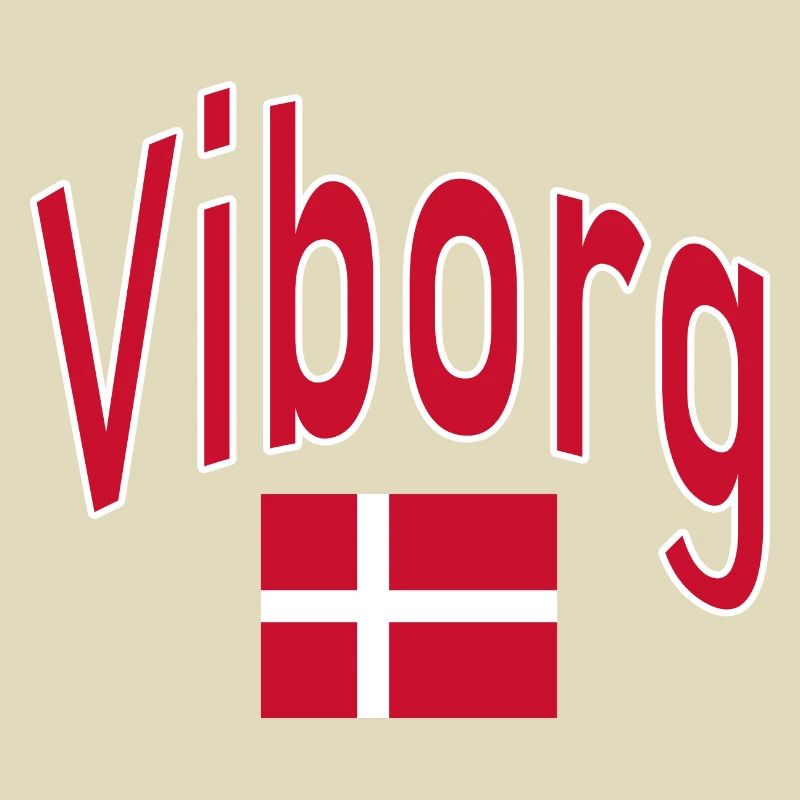 Drapeau du Danemark de Viborg